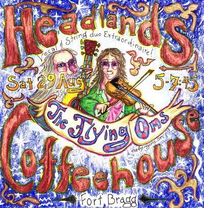 Headlands Coffeehouse poster, August 29